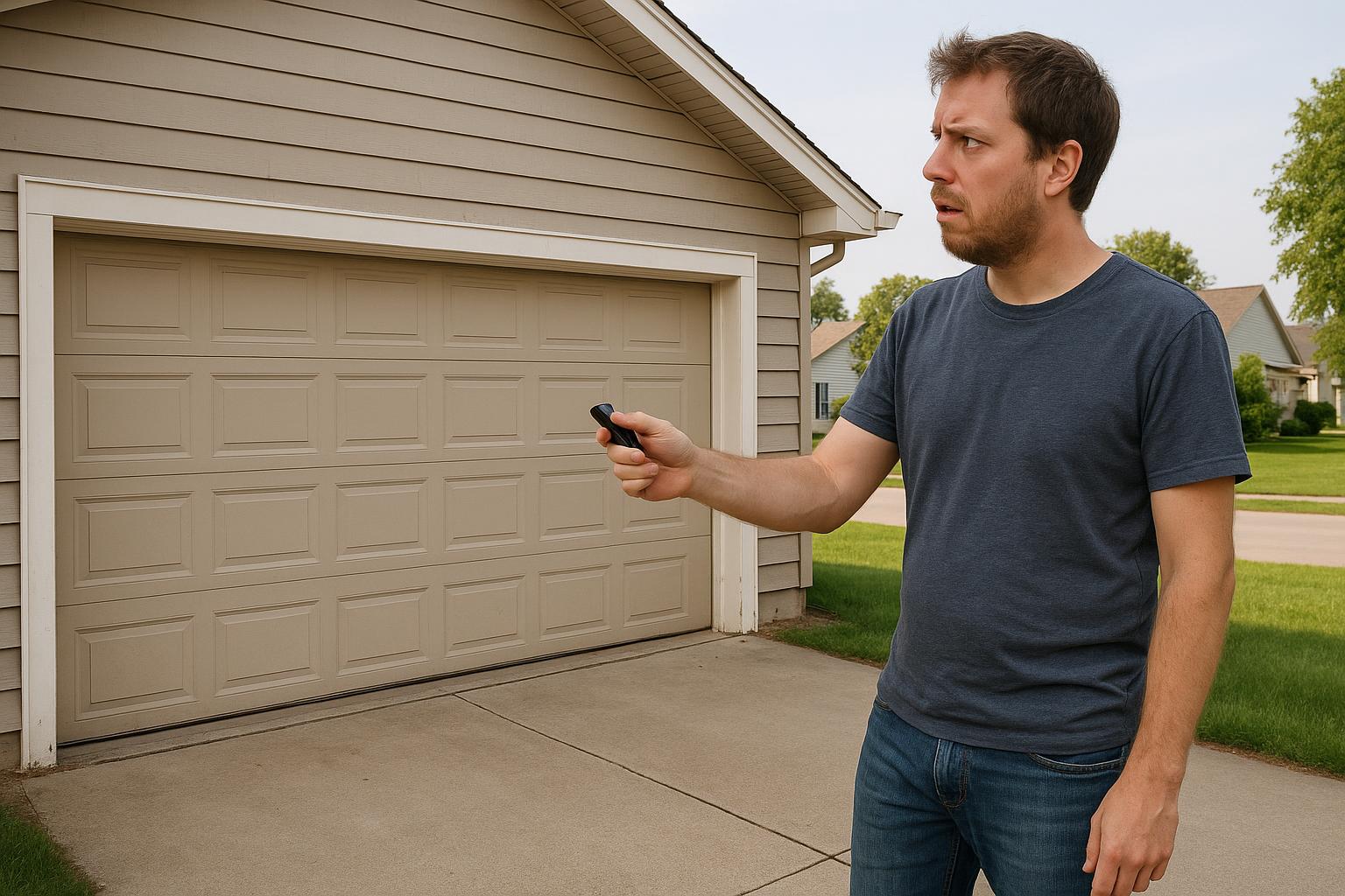 What to Do When Your Garage Door Won't Open or Close
